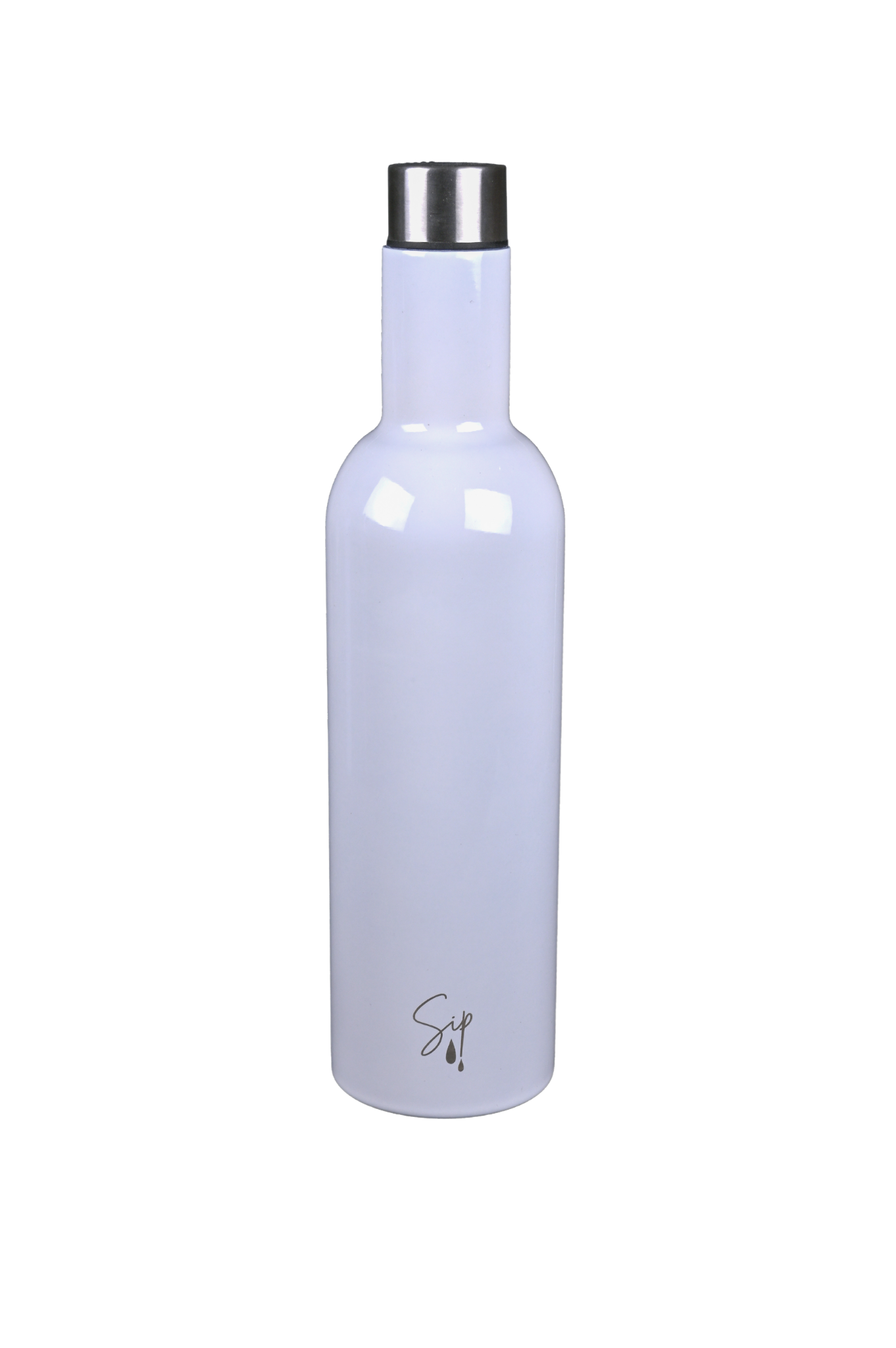 Personalised Insulated White Bottle 750ml